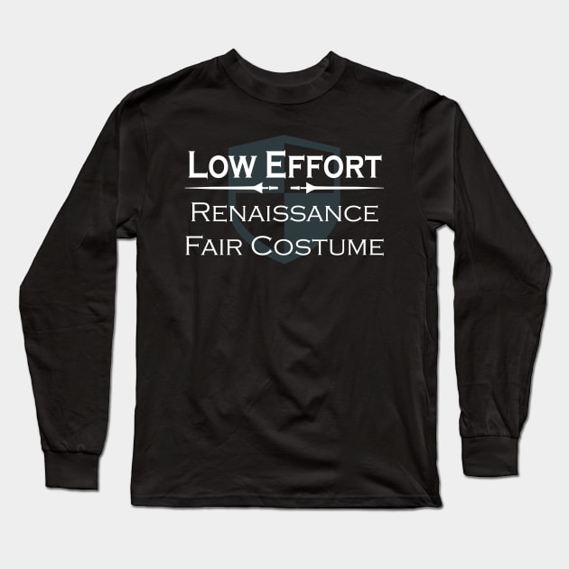 Renaissance Fair Costume TShirt Long Sleeve T-Shirt by LovableDuck